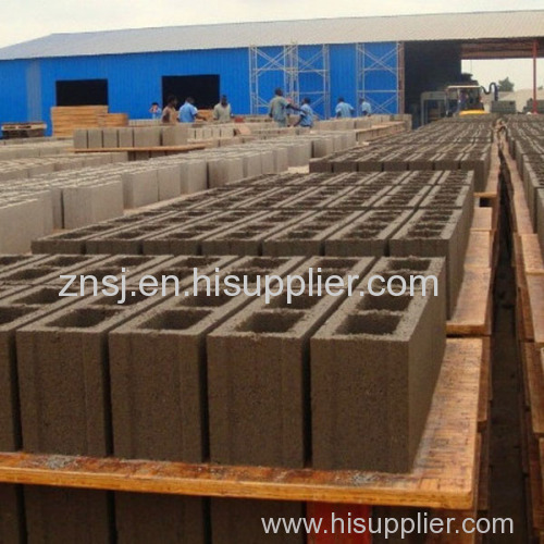 Good quality hollow brick bamboo pallets for concrete blocks machine