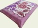 light blue color flower design blankets