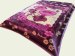 DK purple weft knitting 200*240cm blankets