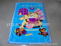 yellow color cute design 200*240cm blankets