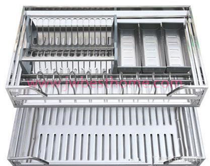 kitchen cabinet stainless steel pull out basket