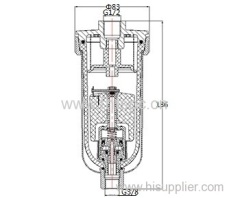 AIRTACT type end automatic drainer
