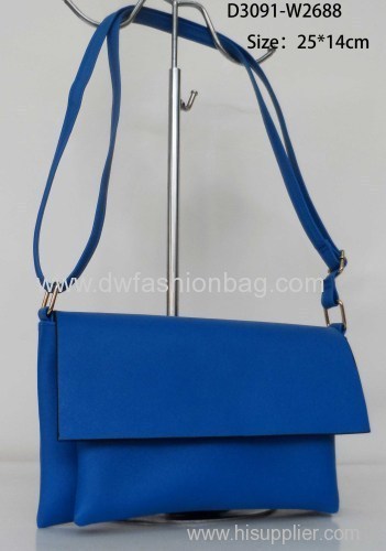 Fashion blue shoulder bag for lady