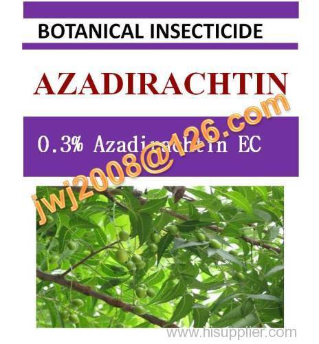 botanical insecticide 0.3% Azadirachtin SL organic natural miticide