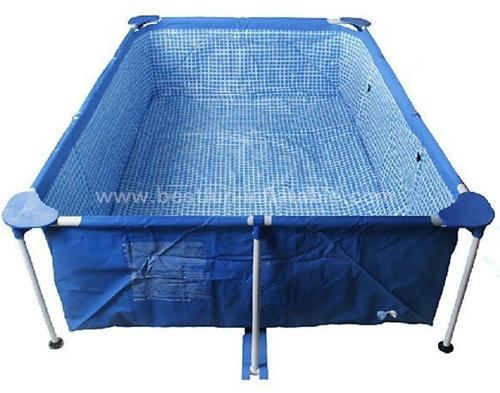 Above ground metal swimming pool