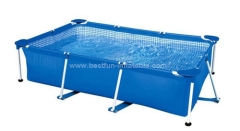 Above ground metal swimming pool