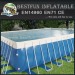 Plastic steel frame structure swimming pool