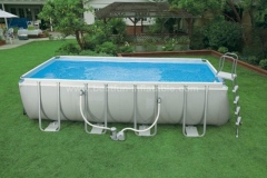 Intex steel frame metal wall swimming pool