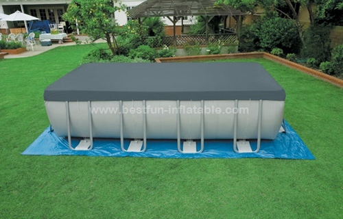 Metal frame outdoor pvc swimming pool