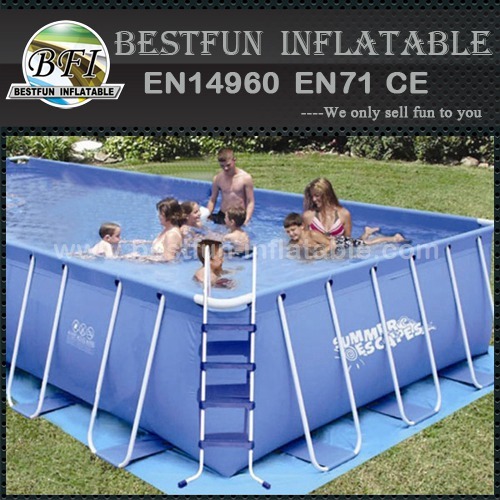 Metal frame swimming portable pool