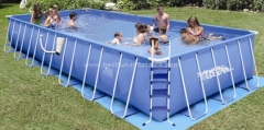 Metal frame swimming portable pool