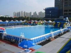 Prefabricated Folding Steel Frame Swimming Pool