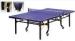 Blue Double Collapsible Table Tennis Table Removable Customized Logo
