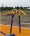 4 Wheels Park Tai Chi Spinner Adjustable Resistance For Senior Citizen
