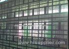 Waterproof Wall Mounted Transparent LED Wall With Advertising Wireless 3G System