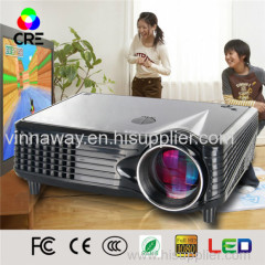 2016 CRE hot sale osram LED light for 50000 hours projector with 800*480piexl support 1080p projector LCD in China