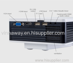 KTV/Home/Bar and other entertainment use LCD&LED projector and 180 ansi Lumens brightness super mini Led projector