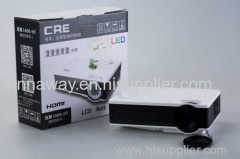 KTV/Home/Bar and other entertainment use LCD&LED projector and 180 ansi Lumens brightness super mini Led projector