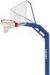Inground Indoor Basketball Goal Systems Cool With Single Blue Arm