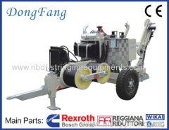60KN Hydraulic Conductor Pulling Machine Stringing Equipment with Italy R.R. Reducer
