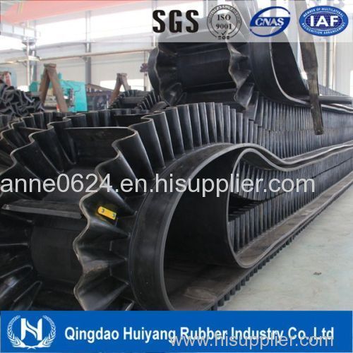 Corrugated Sidewall Rubber Conveyor Belt for Agricultural Industry