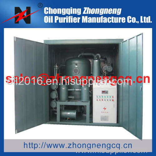 High Vacuum Transformer Oil Purifier