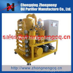 High Vacuum Transformer Oil Purifier