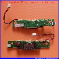 Wiiu GamePad Mainboard US Version WiiU GamePad Power Socket with board repair parts