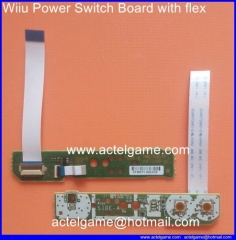 Wiiu GamePad Mainboard US Version WiiU GamePad Power Socket with board repair parts