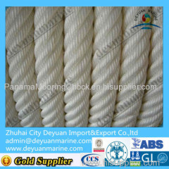 PP polyester mooring rope