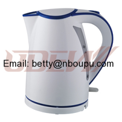 1.7L Cordless Plastic Concealed Electric Kettle