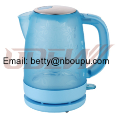 1.7L Transparent Plastic Electric Kettle Water Kettle