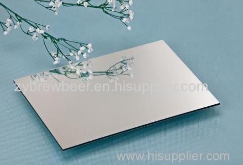 mirror finished Aluminium composite panel