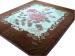 gold brown color flower design adult blankets