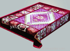 dark coffee color weft knitting blankets