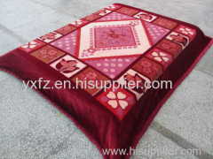 dark coffee color weft knitting blankets