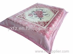 Dark green color 2ply blankets
