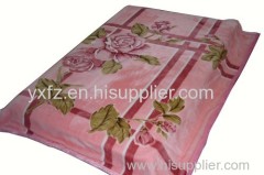 yellow brown botton color 220*240cm blankets