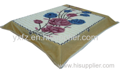 bean paste color weft knitting blankets