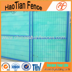 PVC Powdering Temporary Fence With Gates