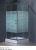 6m door thickness Corner Shower Enclosures square shower stall stripe glass