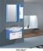 Contemporary pvc bathroom vanity with Cremic basin colors available square Type