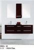 15mm MDF Thickness Hanging Bathroom vanity single sink Ceramic basin 120 X 47 / cm
