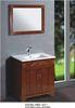 16mm oak Material Square Sinks Bathroom Vanities Stainless steel soft hinges