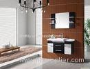 Wall mount PVC bathroom cabinet 80 X 47 / cm walnut Color Square vanity
