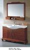 Soft closer Traditional Bathroom Vanities wooden 5mm silvered float mirror