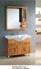 3 doors 2 Drawers Solid Wood Bathroom Cabinet antique 100 X 46 X 85 / cm