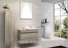 Hanging Bathroom vanity custom made grey Color Plywood board wall bathroom cabinets 80 X 45 / cm