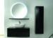 15mm MDF board single sink floating vanity for small bathrooms ceramic basin