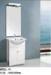15 mm door thicknes Waterproof MDF board white single sink vanity ISO2000 standard